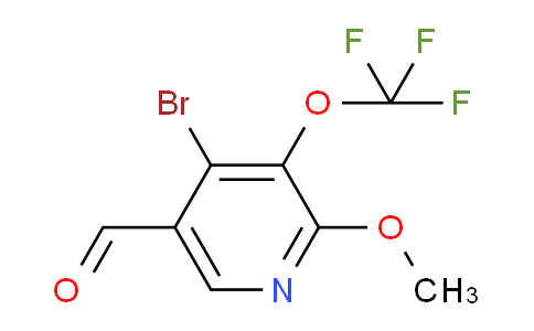 AM228989 | 1804599-71-0 | 4-Bromo-2-methoxy-3-(trifluoromethoxy)pyridine-5-carboxaldehyde