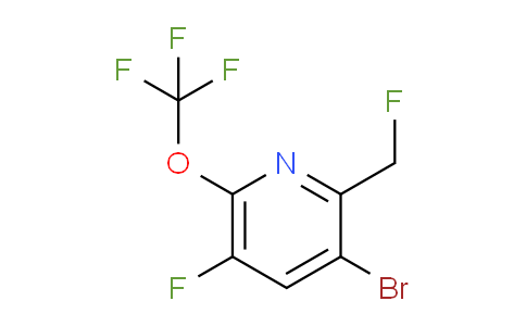 AM229008 | 1803525-49-6 | 3-Bromo-5-fluoro-2-(fluoromethyl)-6-(trifluoromethoxy)pyridine