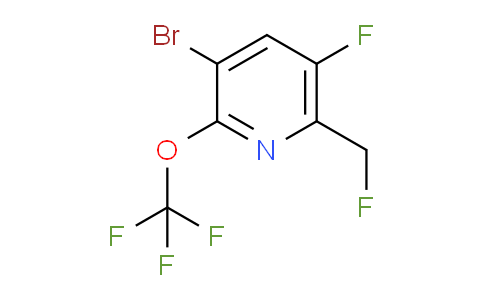 AM229009 | 1806106-80-8 | 3-Bromo-5-fluoro-6-(fluoromethyl)-2-(trifluoromethoxy)pyridine