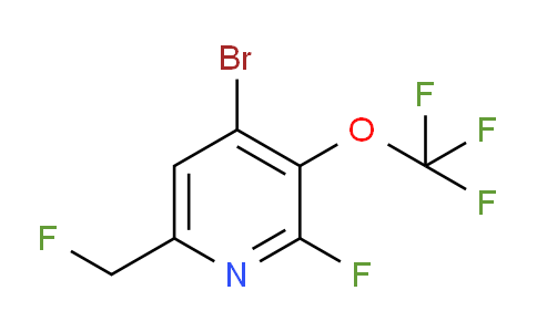AM229011 | 1803618-92-9 | 4-Bromo-2-fluoro-6-(fluoromethyl)-3-(trifluoromethoxy)pyridine