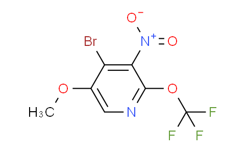 4-Bromo-5-methoxy-3-nitro-2-(trifluoromethoxy)pyridine