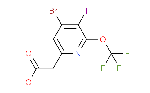 AM229028 | 1804621-49-5 | 4-Bromo-3-iodo-2-(trifluoromethoxy)pyridine-6-acetic acid