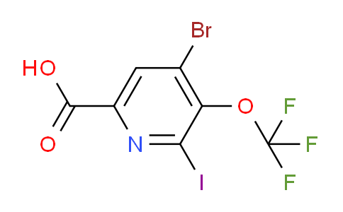 AM229037 | 1803969-64-3 | 4-Bromo-2-iodo-3-(trifluoromethoxy)pyridine-6-carboxylic acid