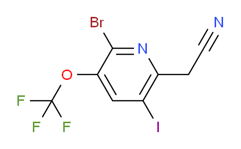 AM229039 | 1806086-63-4 | 2-Bromo-5-iodo-3-(trifluoromethoxy)pyridine-6-acetonitrile