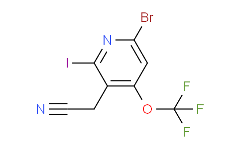 AM229040 | 1803999-73-6 | 6-Bromo-2-iodo-4-(trifluoromethoxy)pyridine-3-acetonitrile