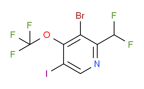 AM229045 | 1804471-85-9 | 3-Bromo-2-(difluoromethyl)-5-iodo-4-(trifluoromethoxy)pyridine
