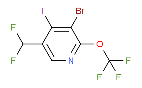 AM229048 | 1804579-45-0 | 3-Bromo-5-(difluoromethyl)-4-iodo-2-(trifluoromethoxy)pyridine