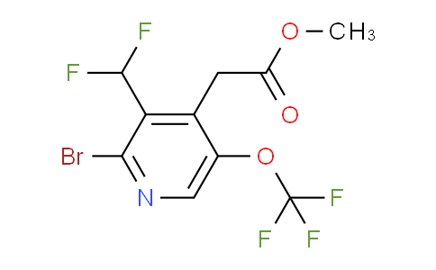 AM22906 | 1803642-53-6 | Methyl 2-bromo-3-(difluoromethyl)-5-(trifluoromethoxy)pyridine-4-acetate