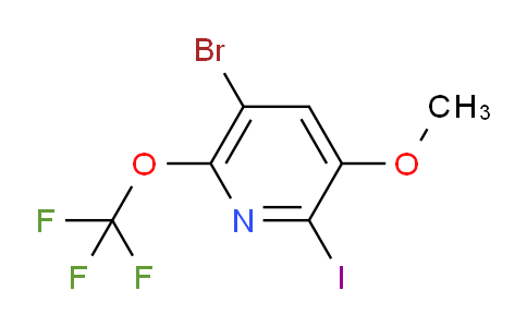 AM229069 | 1803448-40-9 | 5-Bromo-2-iodo-3-methoxy-6-(trifluoromethoxy)pyridine