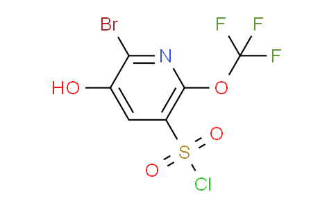 2-Bromo-3-hydroxy-6-(trifluoromethoxy)pyridine-5-sulfonyl chloride