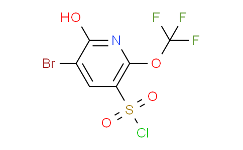 3-Bromo-2-hydroxy-6-(trifluoromethoxy)pyridine-5-sulfonyl chloride