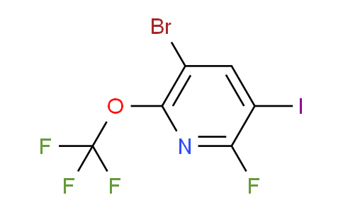 5-Bromo-2-fluoro-3-iodo-6-(trifluoromethoxy)pyridine