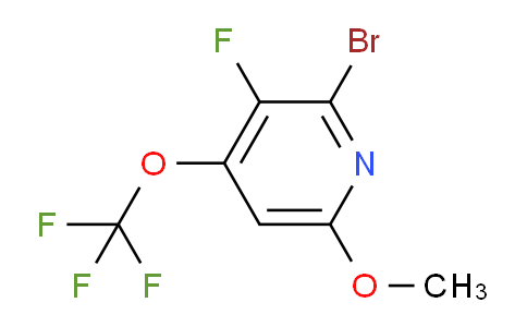 2-Bromo-3-fluoro-6-methoxy-4-(trifluoromethoxy)pyridine