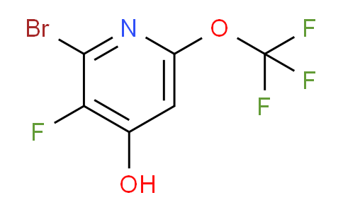 2-Bromo-3-fluoro-4-hydroxy-6-(trifluoromethoxy)pyridine