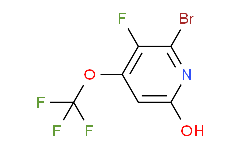 2-Bromo-3-fluoro-6-hydroxy-4-(trifluoromethoxy)pyridine