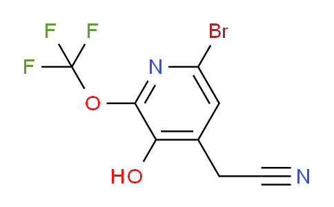 AM229109 | 1804563-27-6 | 6-Bromo-3-hydroxy-2-(trifluoromethoxy)pyridine-4-acetonitrile