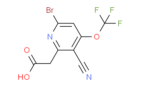 AM229112 | 1804665-04-0 | 6-Bromo-3-cyano-4-(trifluoromethoxy)pyridine-2-acetic acid