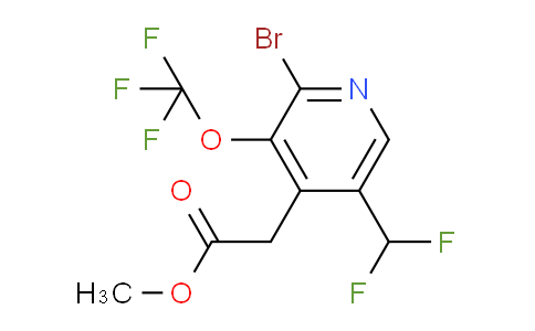 AM22912 | 1803642-62-7 | Methyl 2-bromo-5-(difluoromethyl)-3-(trifluoromethoxy)pyridine-4-acetate