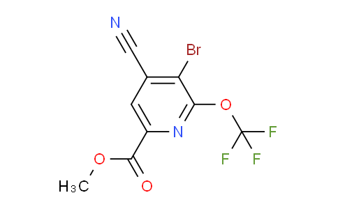AM229122 | 1804664-62-7 | Methyl 3-bromo-4-cyano-2-(trifluoromethoxy)pyridine-6-carboxylate