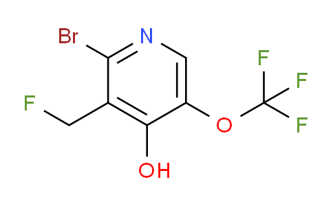 2-Bromo-3-(fluoromethyl)-4-hydroxy-5-(trifluoromethoxy)pyridine