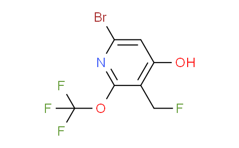 6-Bromo-3-(fluoromethyl)-4-hydroxy-2-(trifluoromethoxy)pyridine