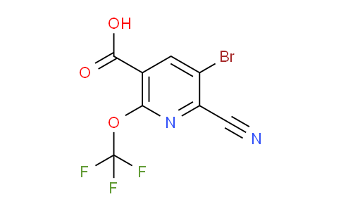 AM229130 | 1804558-72-2 | 3-Bromo-2-cyano-6-(trifluoromethoxy)pyridine-5-carboxylic acid