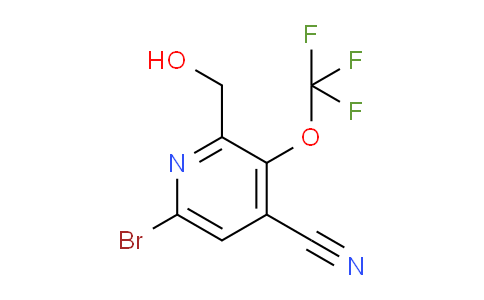 6-Bromo-4-cyano-3-(trifluoromethoxy)pyridine-2-methanol