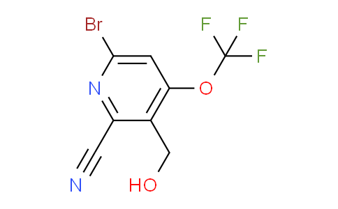 6-Bromo-2-cyano-4-(trifluoromethoxy)pyridine-3-methanol