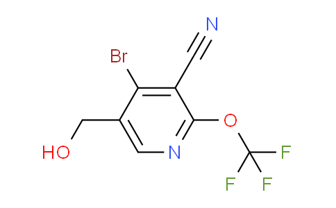 4-Bromo-3-cyano-2-(trifluoromethoxy)pyridine-5-methanol