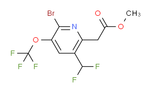 AM22914 | 1806237-75-1 | Methyl 2-bromo-5-(difluoromethyl)-3-(trifluoromethoxy)pyridine-6-acetate