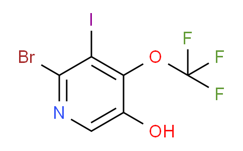 2-Bromo-5-hydroxy-3-iodo-4-(trifluoromethoxy)pyridine