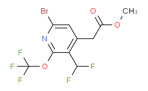 AM22916 | 1804363-39-0 | Methyl 6-bromo-3-(difluoromethyl)-2-(trifluoromethoxy)pyridine-4-acetate