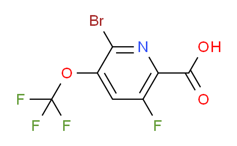 AM229174 | 1803672-55-0 | 2-Bromo-5-fluoro-3-(trifluoromethoxy)pyridine-6-carboxylic acid