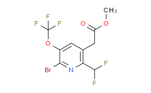 AM22918 | 1806237-86-4 | Methyl 2-bromo-6-(difluoromethyl)-3-(trifluoromethoxy)pyridine-5-acetate