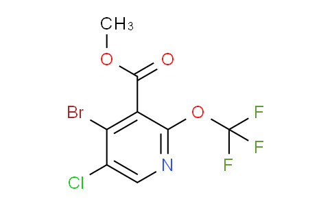 Methyl 4-bromo-5-chloro-2-(trifluoromethoxy)pyridine-3-carboxylate