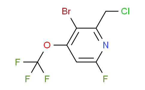 AM229204 | 1804397-85-0 | 3-Bromo-2-(chloromethyl)-6-fluoro-4-(trifluoromethoxy)pyridine