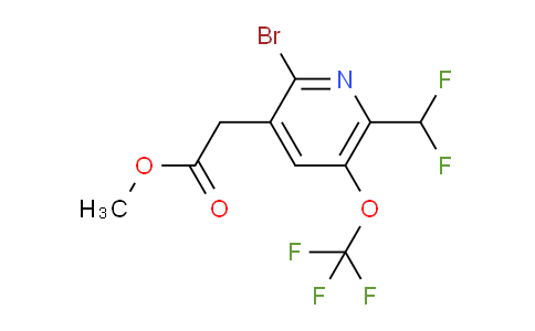 AM22921 | 1804363-45-8 | Methyl 2-bromo-6-(difluoromethyl)-5-(trifluoromethoxy)pyridine-3-acetate