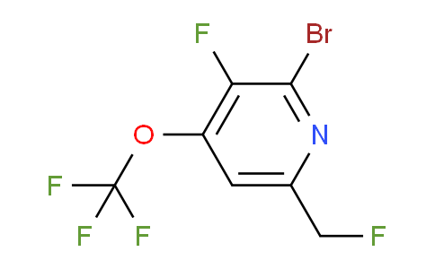 AM229213 | 1806024-67-8 | 2-Bromo-3-fluoro-6-(fluoromethyl)-4-(trifluoromethoxy)pyridine