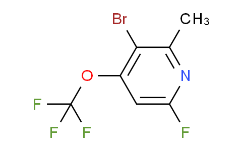 AM229235 | 1806111-16-9 | 3-Bromo-6-fluoro-2-methyl-4-(trifluoromethoxy)pyridine