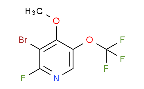 AM229241 | 1804668-90-3 | 3-Bromo-2-fluoro-4-methoxy-5-(trifluoromethoxy)pyridine