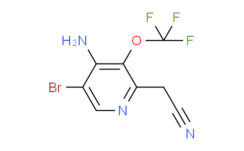 AM229261 | 1804611-52-6 | 4-Amino-5-bromo-3-(trifluoromethoxy)pyridine-2-acetonitrile