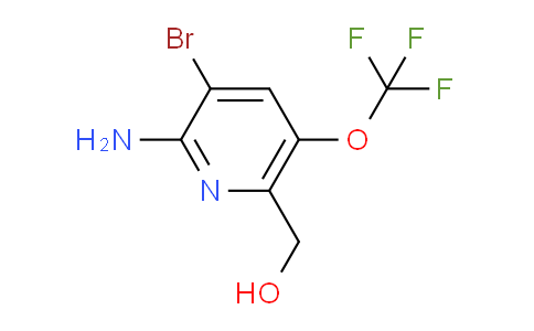 2-Amino-3-bromo-5-(trifluoromethoxy)pyridine-6-methanol