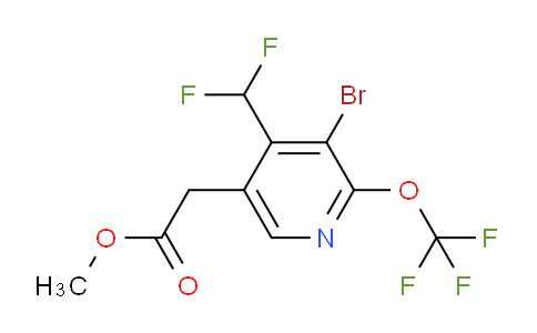 AM22927 | 1804550-80-8 | Methyl 3-bromo-4-(difluoromethyl)-2-(trifluoromethoxy)pyridine-5-acetate