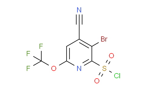 AM229313 | 1804597-96-3 | 3-Bromo-4-cyano-6-(trifluoromethoxy)pyridine-2-sulfonyl chloride