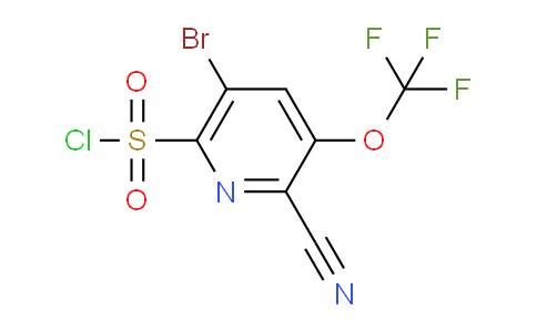 AM229317 | 1804666-20-3 | 5-Bromo-2-cyano-3-(trifluoromethoxy)pyridine-6-sulfonyl chloride