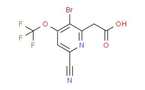 AM229321 | 1804575-28-7 | 3-Bromo-6-cyano-4-(trifluoromethoxy)pyridine-2-acetic acid