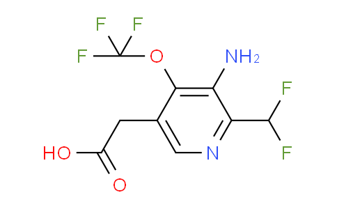 AM229322 | 1804532-98-6 | 3-Amino-2-(difluoromethyl)-4-(trifluoromethoxy)pyridine-5-acetic acid