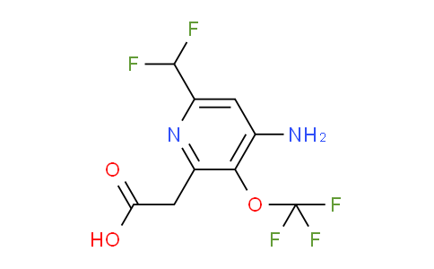4-Amino-6-(difluoromethyl)-3-(trifluoromethoxy)pyridine-2-acetic acid