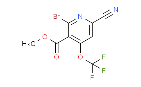 Methyl 2-bromo-6-cyano-4-(trifluoromethoxy)pyridine-3-carboxylate
