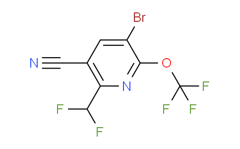 AM229344 | 1804571-48-9 | 3-Bromo-5-cyano-6-(difluoromethyl)-2-(trifluoromethoxy)pyridine